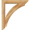 Ekena Millwork Thorton Slat Rough Sawn Bracket w/ Offset Brace, Western Red Cedar, 6"W x 32"D x 36"H BKT0604X32X36THR06RWR - alternate 3